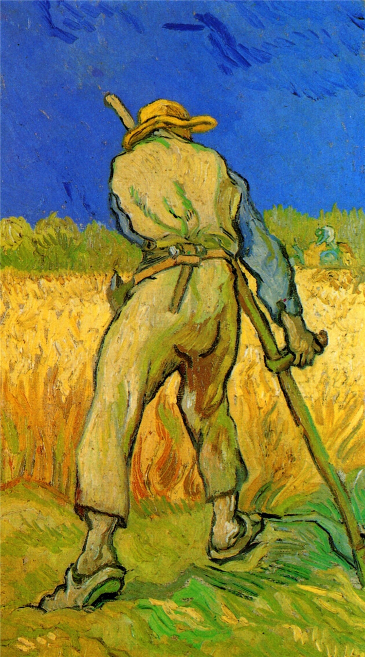 The Reaper After Millet Van Gogh Oil Painting